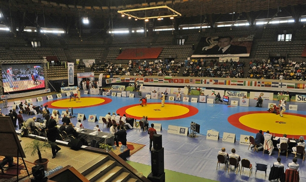 Winners and prize-winners of the Second Day of the World Sambo Championship 2015 in Casablanca (Morocco)