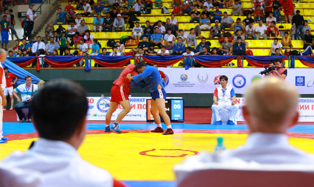Results of the First Day of the Asian Sambo Championship 2014