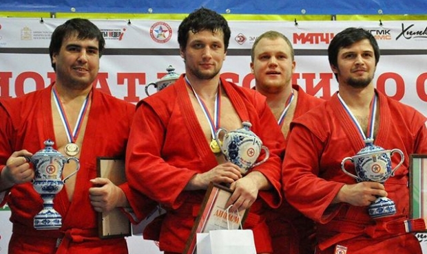 Winners and prize-winners of the Third Day of the Russian SAMBO Championships 2016