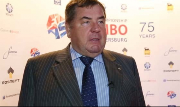 Василий Шестаков подводит итоги чемпионата мира по самбо 2013 в Санкт-Петербурге