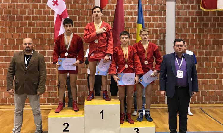 Winners of the European Sambo Championships among Cadets in Croatia