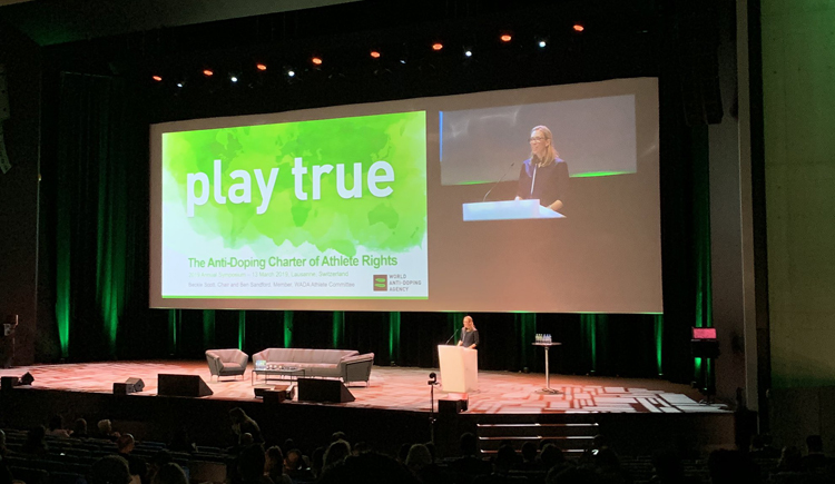 FIAS Athletes Commission Chairperson attended the 2019 WADA Annual Symposium in Lausanne