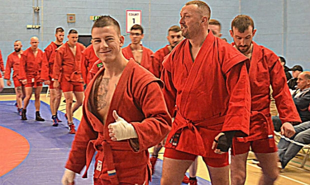 UK combat sambo wrestlers compete in Liverpool