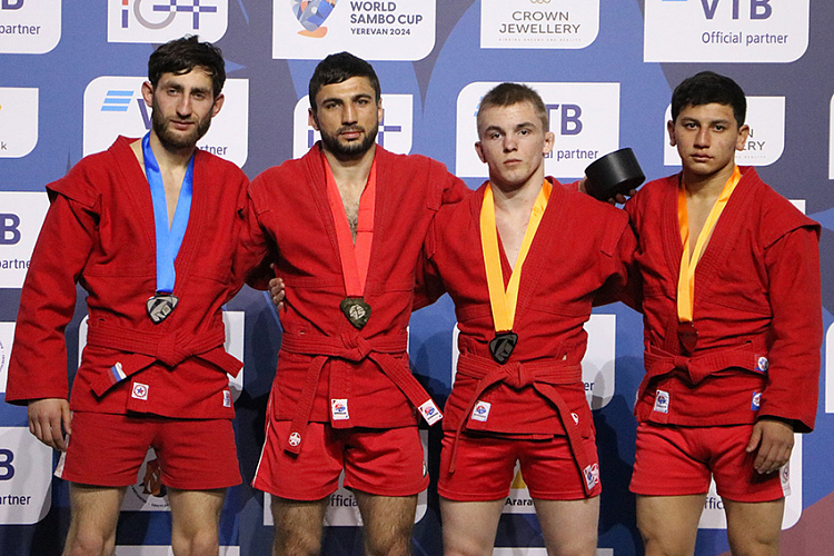 Winners of the 1st Day of the World Sambo Cup 2024 in Armenia