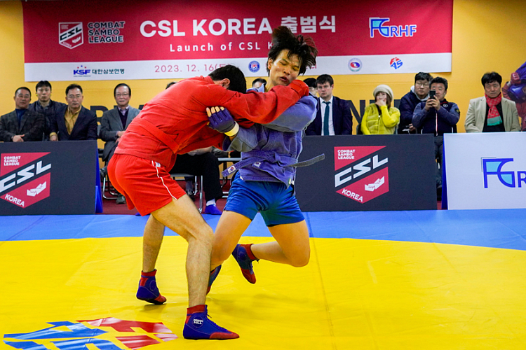 The launch of the Korean Combat SAMBO League took place